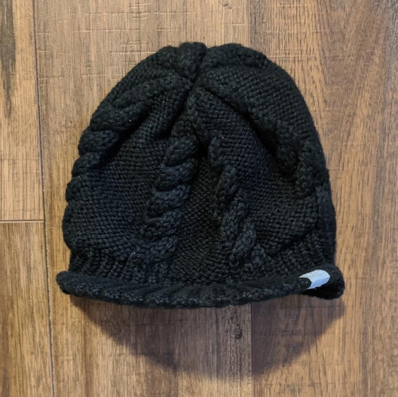 Nike Accessories | Nike Black Beanie Knit Acg Winter Capsmall Brim | Poshmark